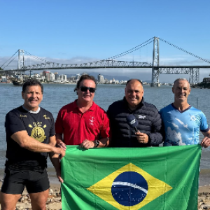 Marcelo Macedo, do Riachuelo, Ricardo Mesquita, do Aldo Luz, e Paulo Roberto, do Martinelli
