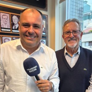 Presidente da Federação Catarinense do Desporto Universitário, Manoel Rebelo,