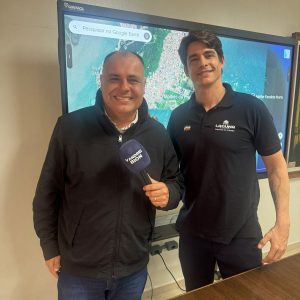 Vandrei Bion e o prefeito de Laguna, Preto Crippa